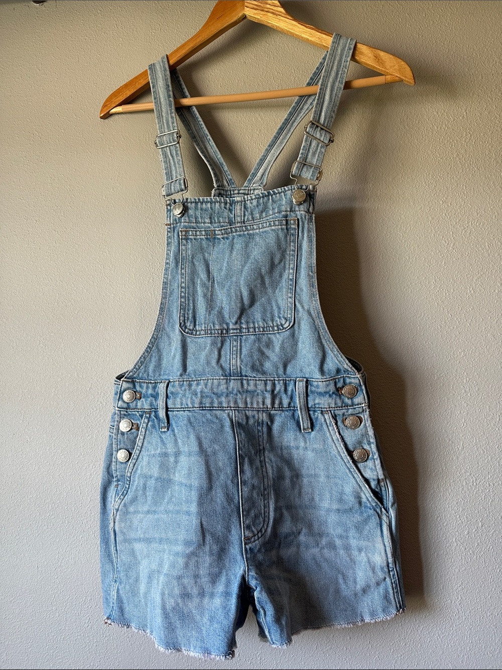 Madewell XXS shorts overalls denim like new